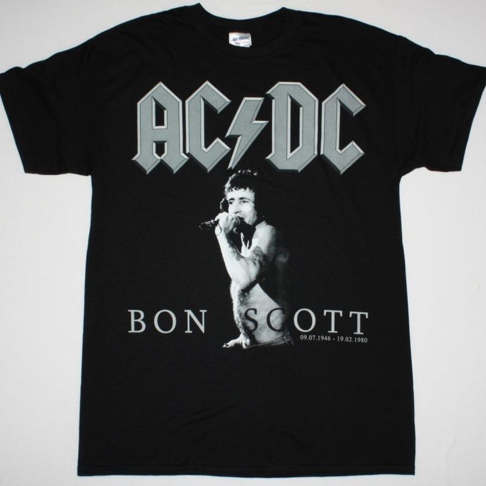 Acdc Bon Scott New Rock Band Concert Fan T-Shirt